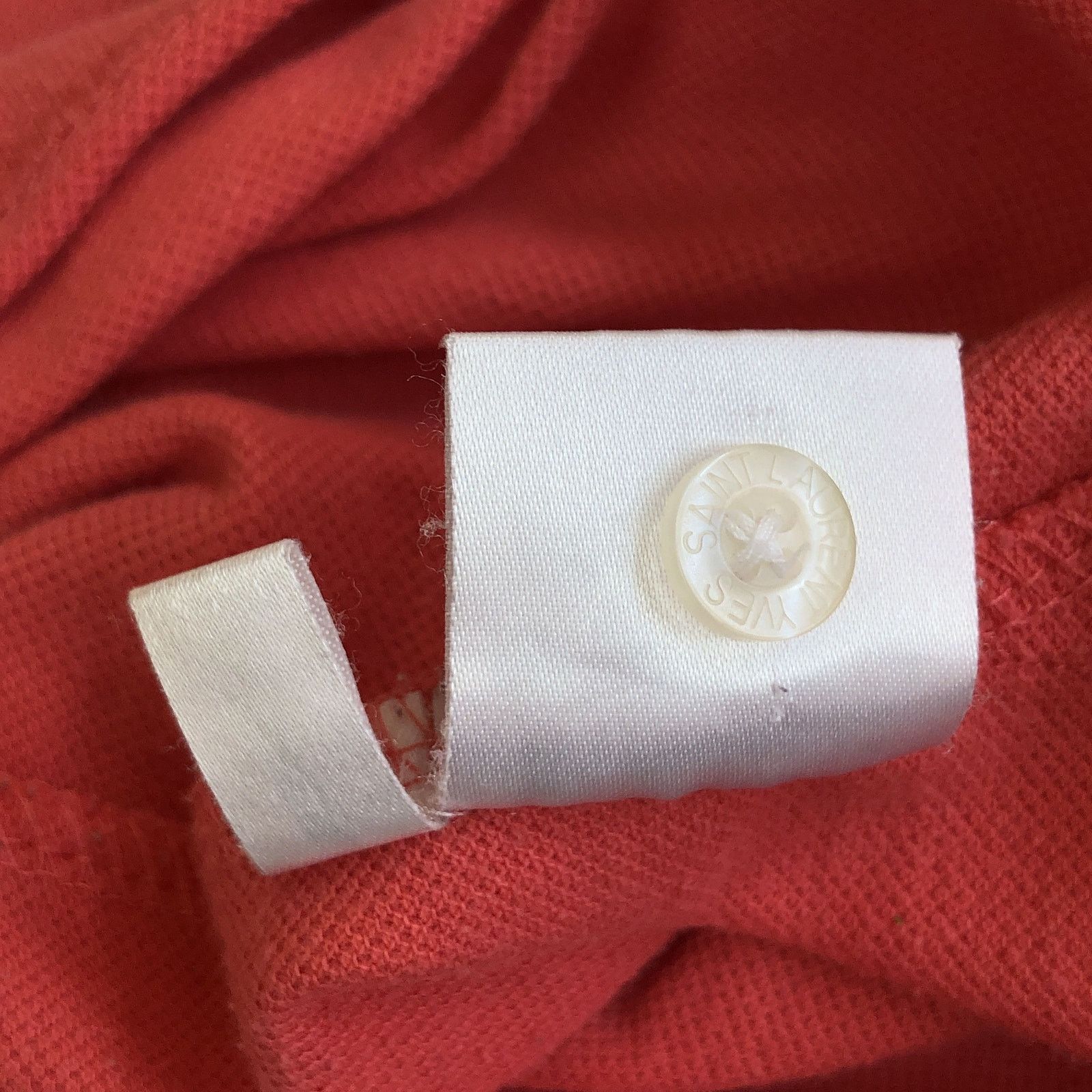 Yves Saint Laurent YSL Logo Pink Polo Yves Saint Laurent Vintage Size US XL / EU 56 / 4 - 10 Thumbnail