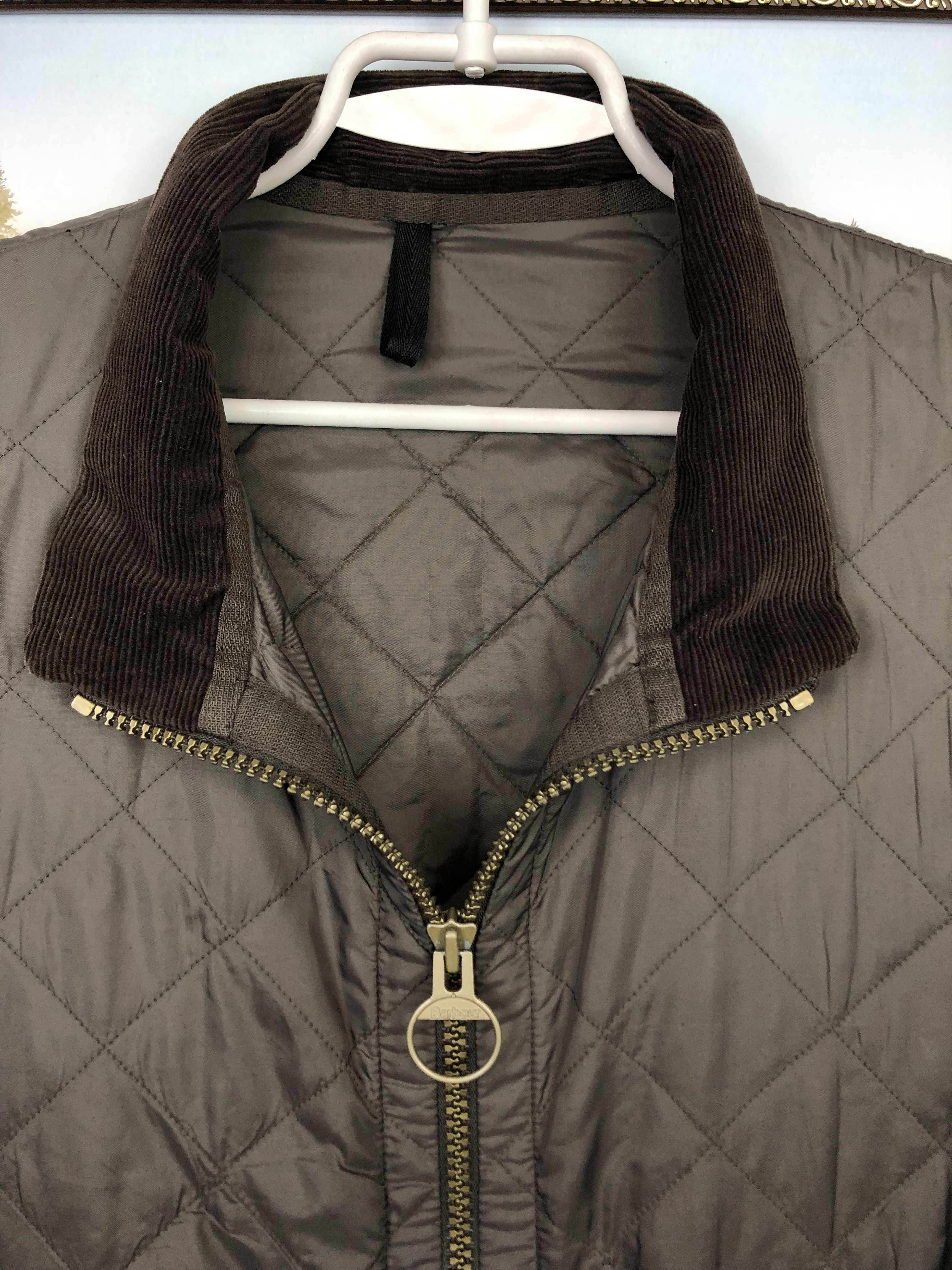 Barbour Barbour Liddesdale Brown Full Zip Quilted Field Jacket Coat Size US L / EU 52-54 / 3 - 3 Thumbnail