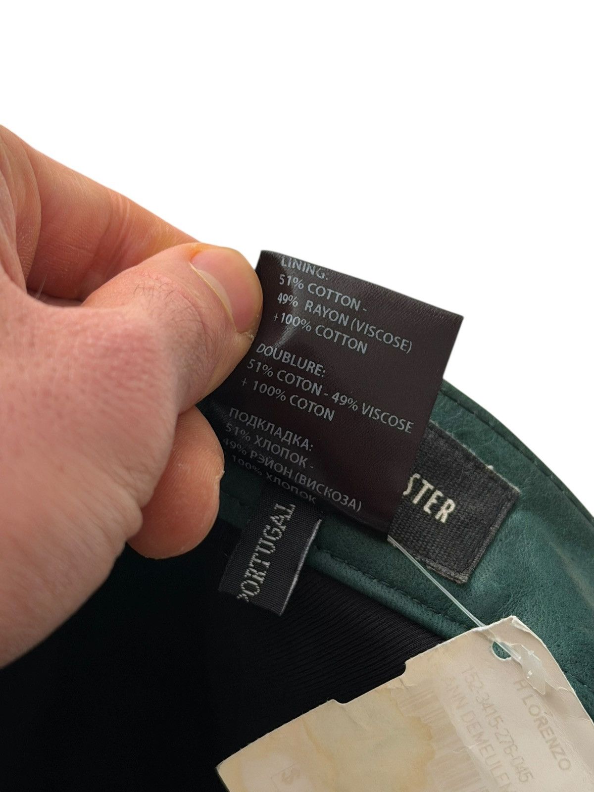 Ann Demeulemeester $1695 Green Leather Trouser Size US 34 / EU 50 - 6 Thumbnail
