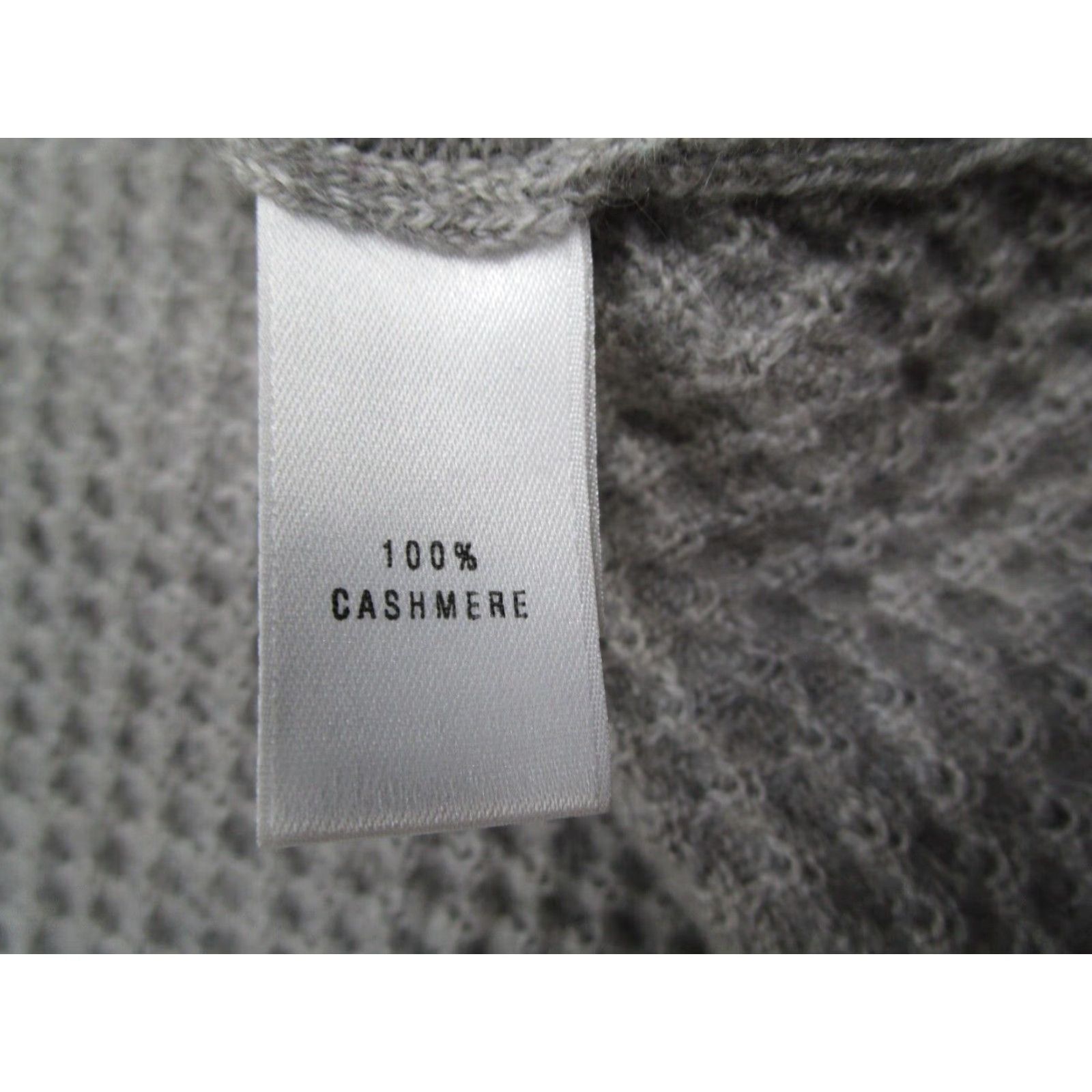 St. John St. John Cashmere Sweater Women's Large Gray 3/4 Sleeve Pullover Scoop Neck Size L / US 10 / IT 46 - 4 Thumbnail