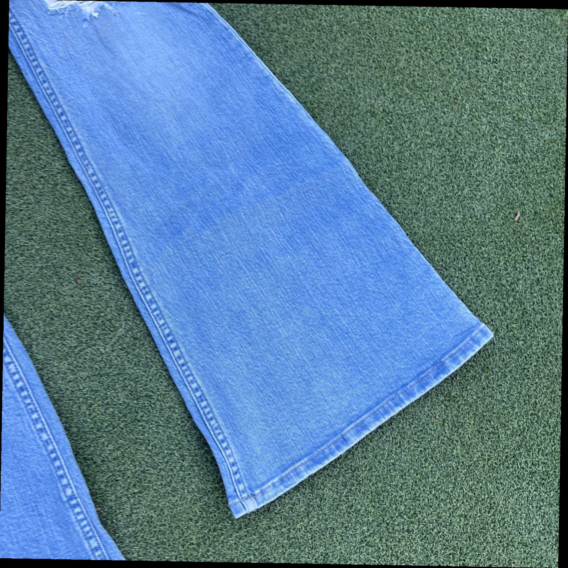 Lee New LEE Womens Flared Jeans Size 6 Medium Wash Cotton Spandex Blend Stretch Size 28" / US 6 / IT 42 - 3 Thumbnail