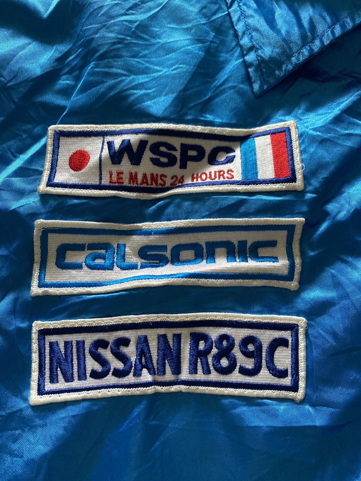 Gear for Sports Vintage Calsonic Nissan Racing Team Jacket Le Mans 24H WSPC Size US L / EU 52-54 / 3 - 3 Thumbnail