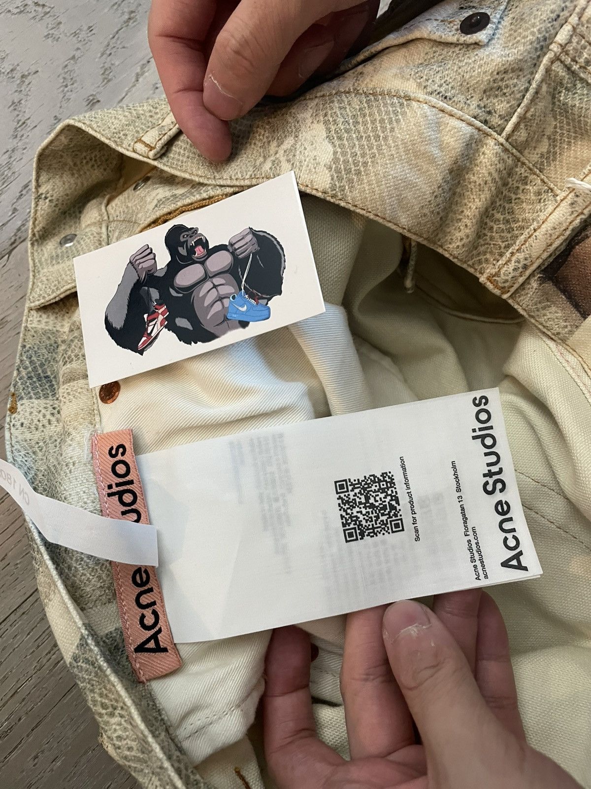 Acne Studios Acne Studios Keychain Trompe Loose Fit Jeans - 2006M Size US 34 / EU 50 - 5 Thumbnail