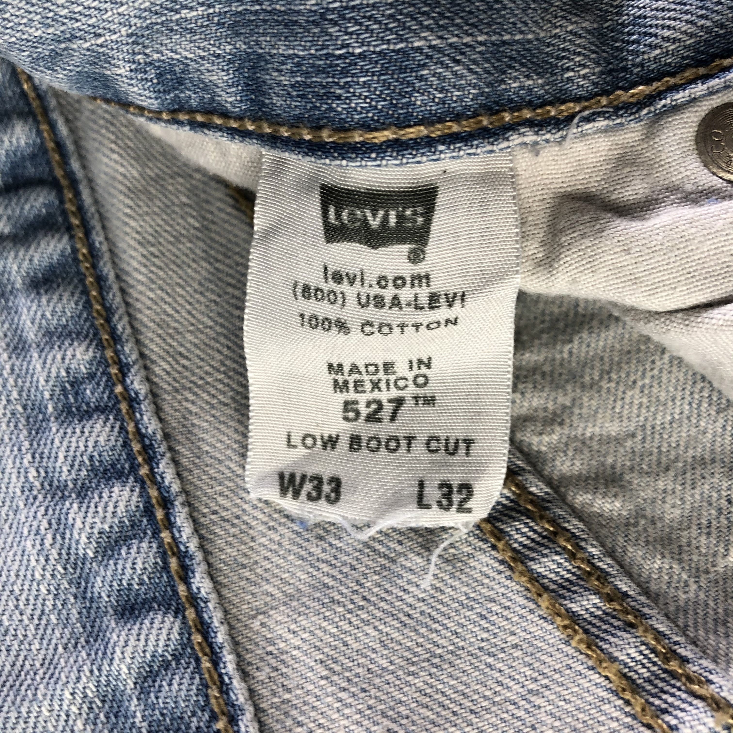 Levi's Vintage Light Wash Levis 527 Flare Jeans-J4491 Size US 33 - 11 Thumbnail