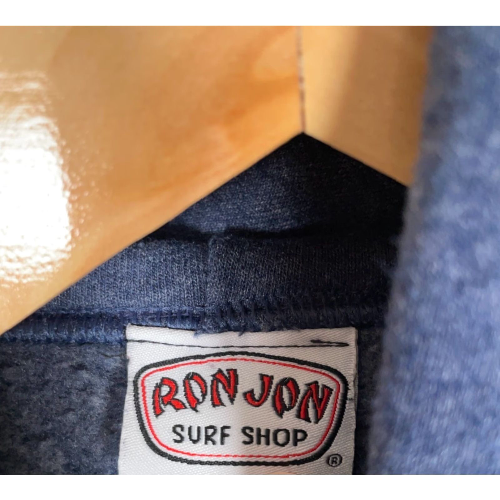 Ron Jon Surf Shop Ron Jon Surf Shop Hoodie Adult Medium Blue Pullover Sweatshirt Graphic Print Cars Classic Car Mens Size US M / EU 48-50 / 2 - 3 Thumbnail