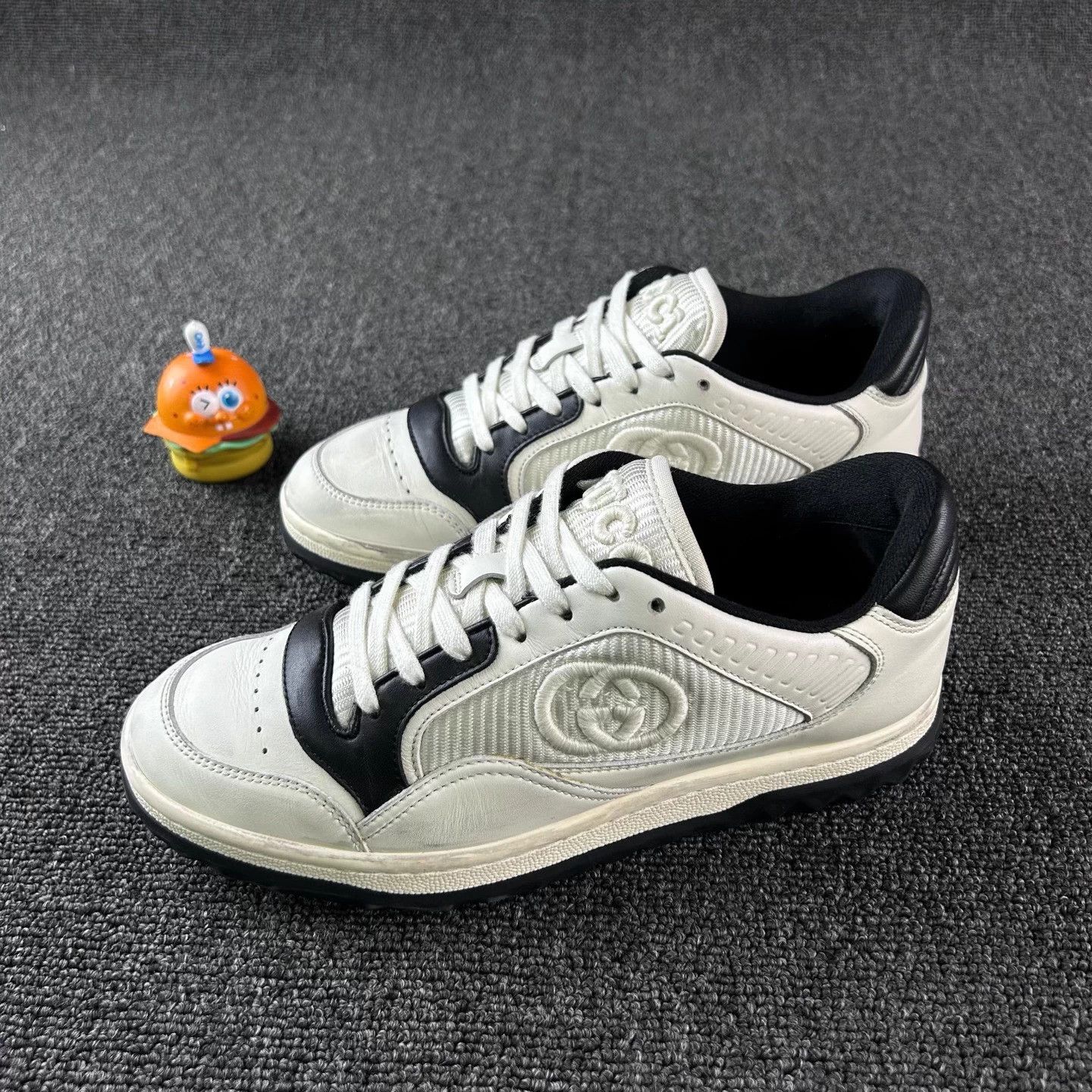 Gucci Gucci MC80 Double G Embroidered Sneakers Women's 36 Size US 5 / IT 35 - 1 Thumbnail