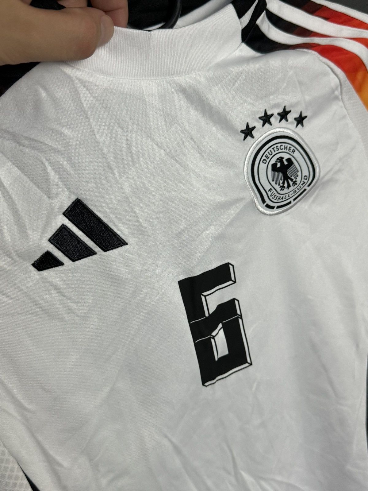 Adidas KIDS New Germany 2024 Home Kimmich Football Jersey T-Shirt Size US XS / EU 42 / 0 - 4 Thumbnail