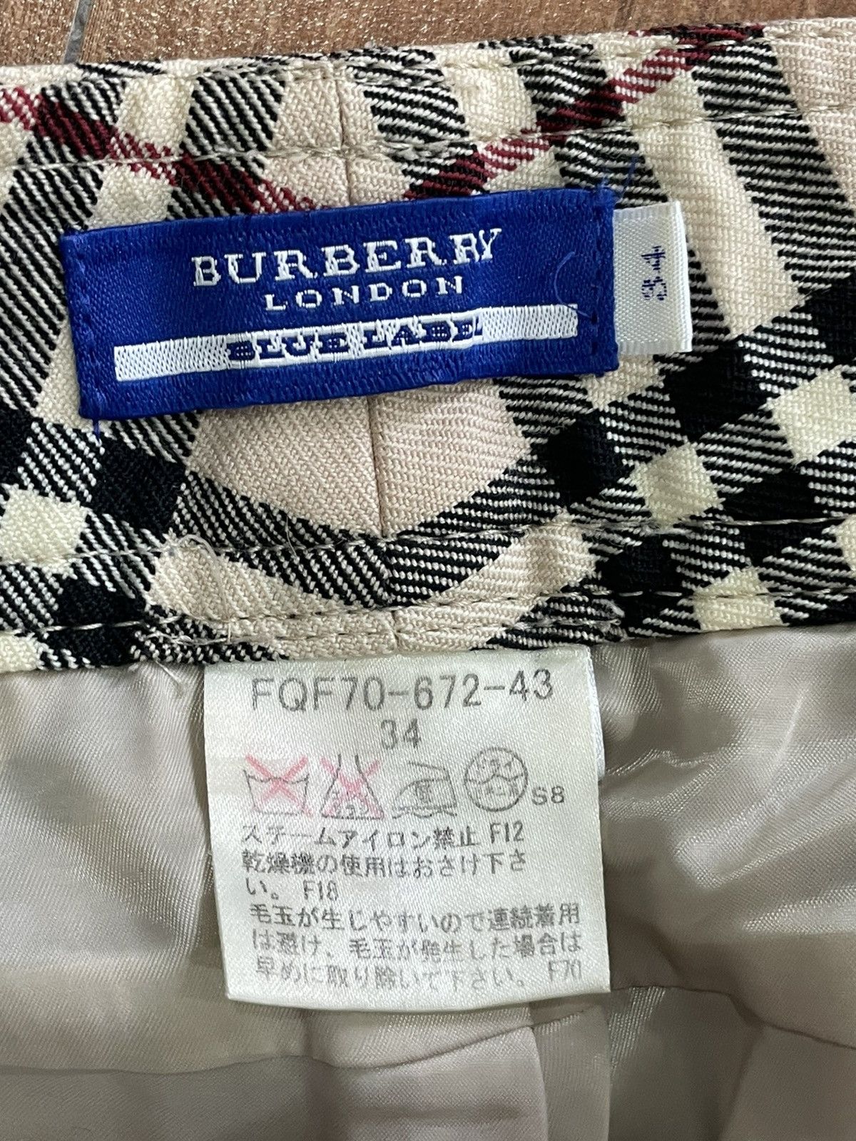 Burberry Burberry Chekered Pants Size 24" / US 00 / IT 34 - 4 Thumbnail
