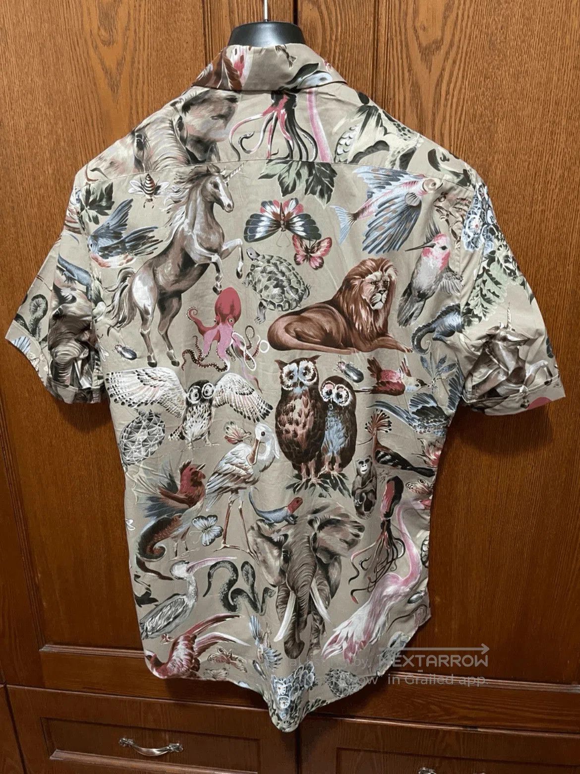 Valentino Sz 40 Valentino Animal Pattern Shirt. Size US L / EU 52-54 / 3 - 2 Thumbnail