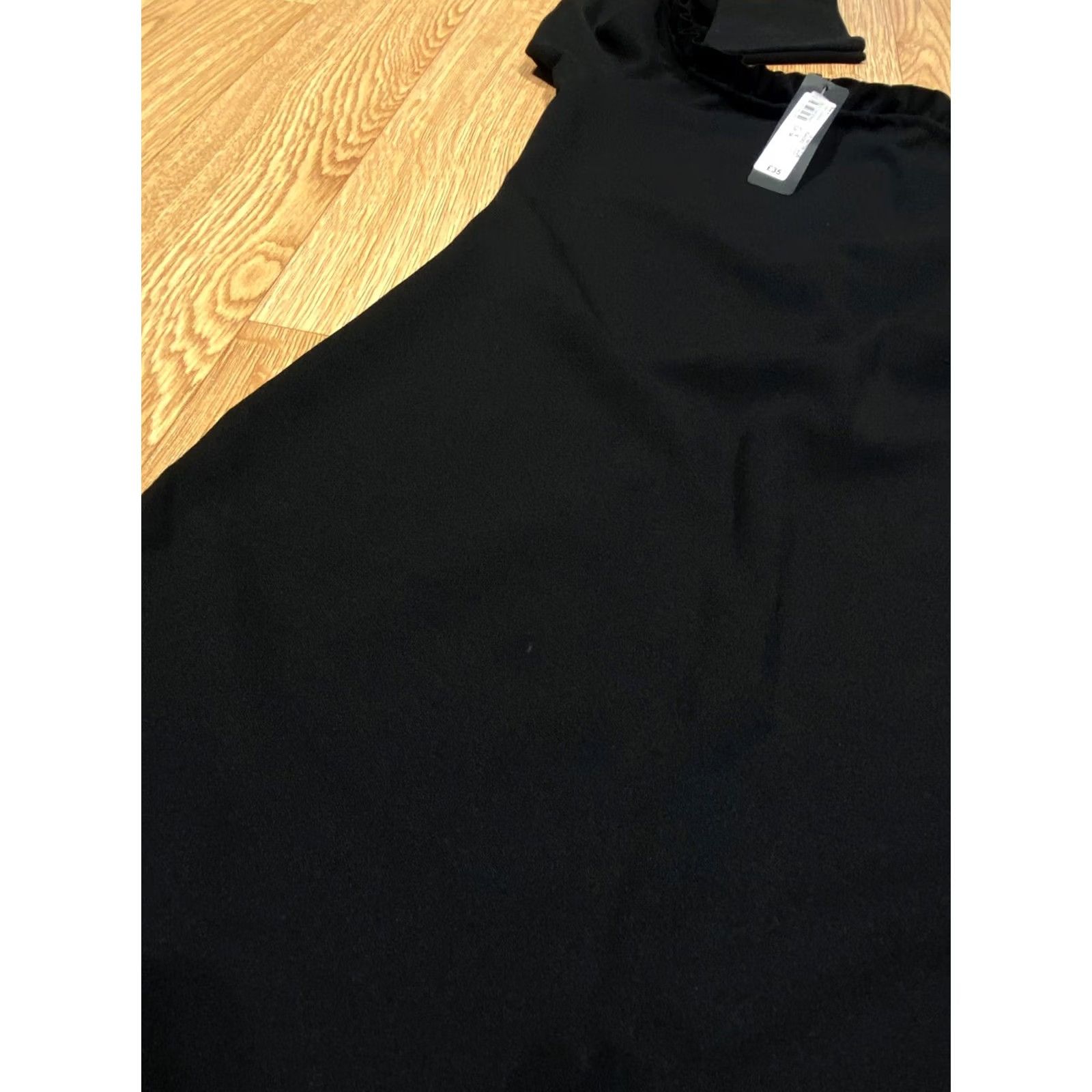 River Island VINTAGE River Island Dress UK 8 Neo Classic Off The Shoulder Black Womens (New With Defect) Size M / US 6-8 / IT 42-44 - 6 Thumbnail