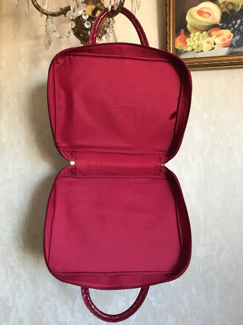 Vintage Vintage Cherry Red Bag briefcase Size ONE SIZE - 4 Thumbnail