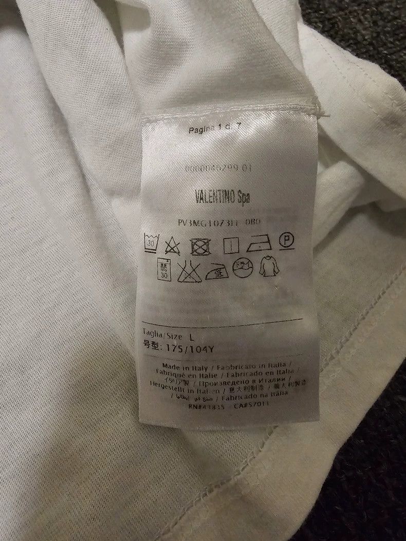 Valentino Valentino Men's Flocked T-Shirt 2505-Nextarrow Size US L / EU 52-54 / 3 - 6 Thumbnail