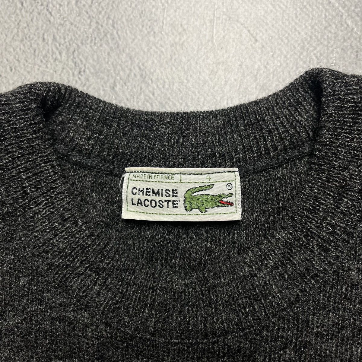 Lacoste × Vintage Vintage Chemise Lacoste Rare y2k sweater Size US S / EU 44-46 / 1 - 6 Thumbnail