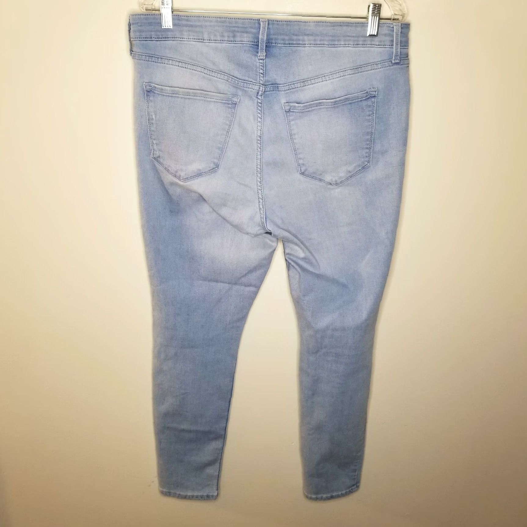 Old Navy Old Navy Rockstar Jeans Skinny Womens 14 Mid Rise Blue Denim 28.5in 36waist Womens Size 36" / US 14 / IT 50 - 5 Thumbnail