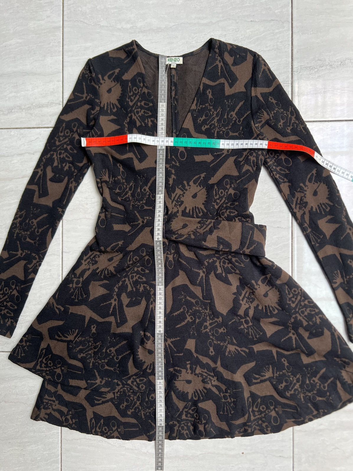 Kenzo KENZO Paris Motive Midi Dress Size XS / US 0-2 / IT 36-38 - 7 Thumbnail