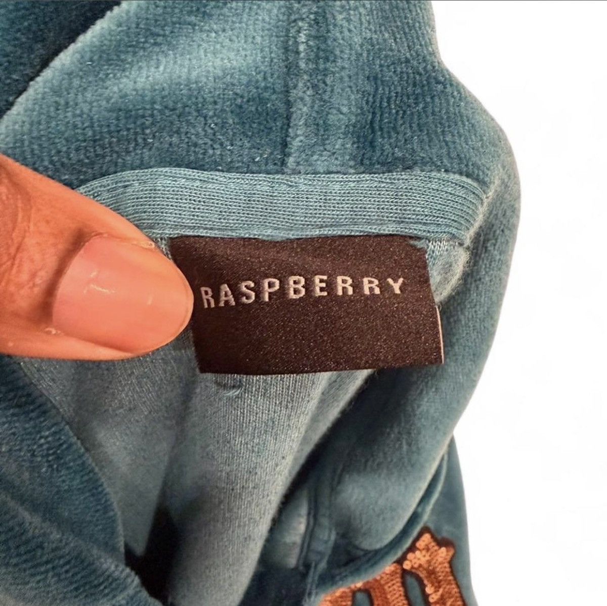 The GV Gallery GV Gallery Velour Zip Hoodie Blue Berry Y2K Size S / US 4 / IT 40 - 3 Thumbnail