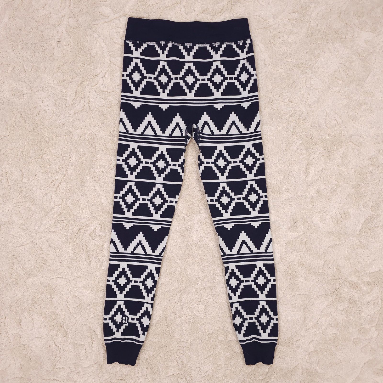 Sweaty Betty Sweaty Betty Baselayer Leggings Dark Blue White Sz Medium Size 30" / US 8 / IT 44 - 8 Thumbnail