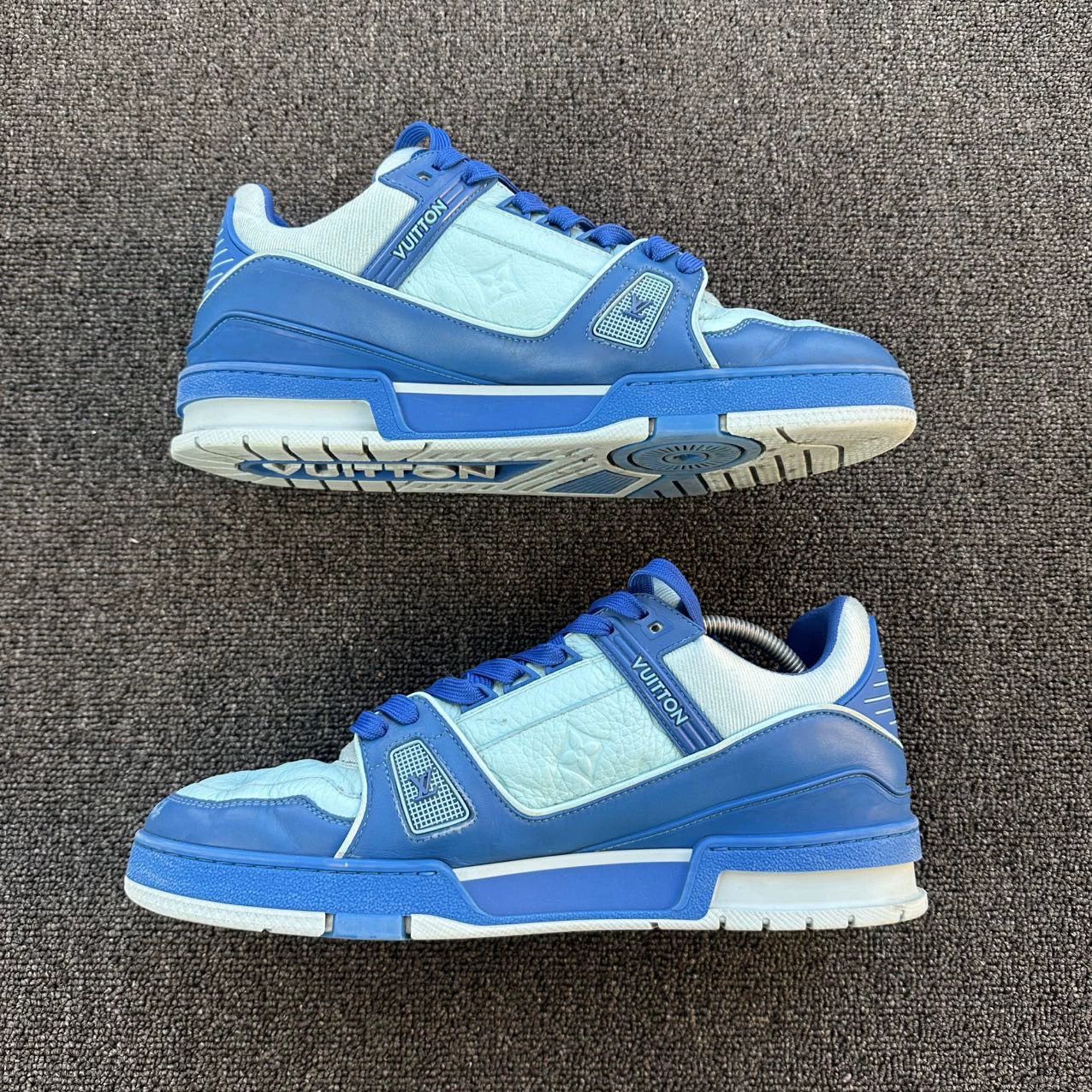 Louis Vuitton LV blue sneakers 43 95 new Size US 10 / EU 43 - 5 Thumbnail