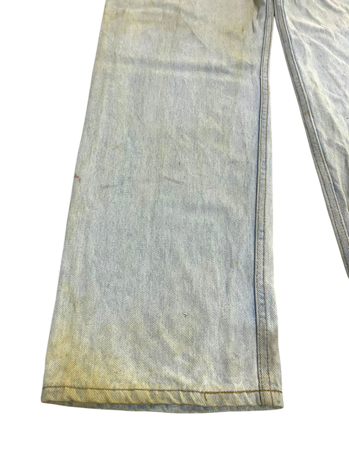 If Six Was Nine × Japanese Brand × Le Grande Bleu (L.G.B.) VINTAGE RUSTY LEVIS 501 WASHED BLUE DENIM JEANS Size US 35 - 12 Thumbnail