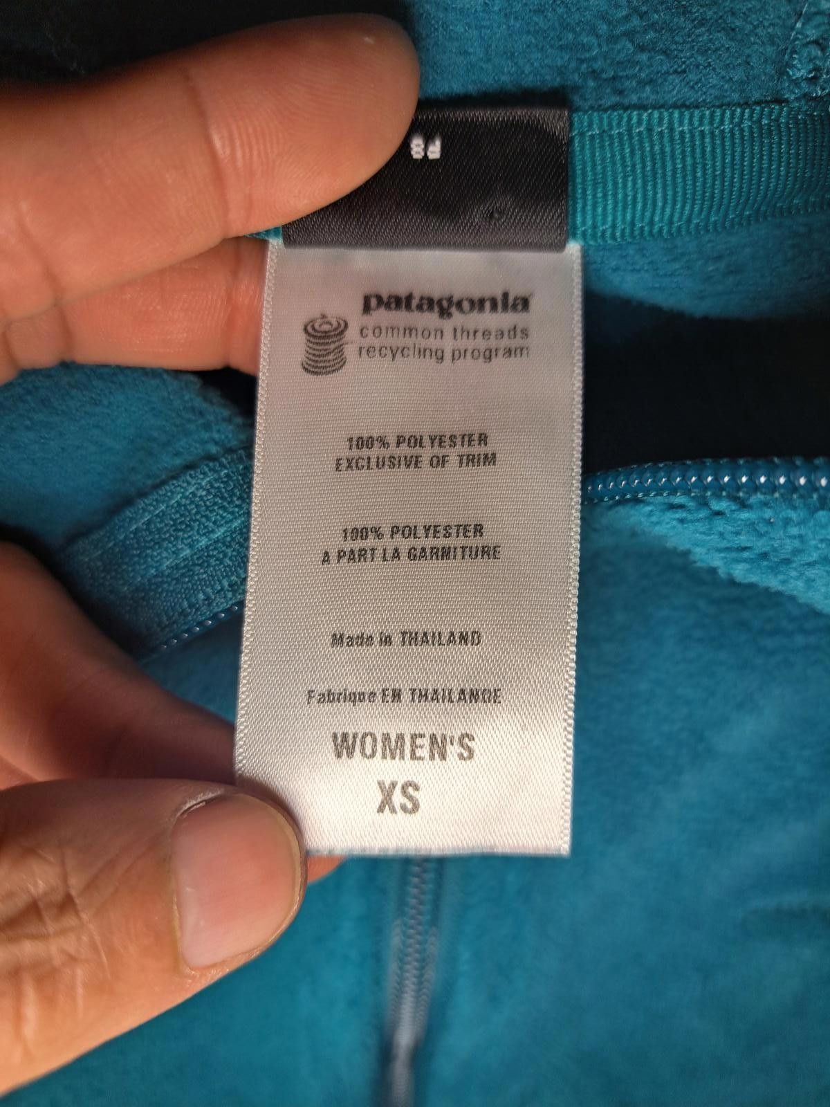 Patagonia VINTAGE 2000 Patagonia Fleece Hoodie Jacket Womens XS Green Size XS / US 0-2 / IT 36-38 - 4 Thumbnail