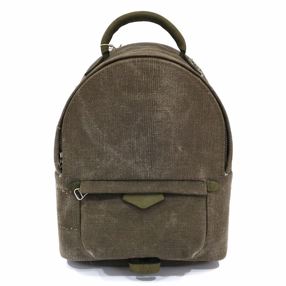 image of Readymade Canvas Backpack in Green, Men's