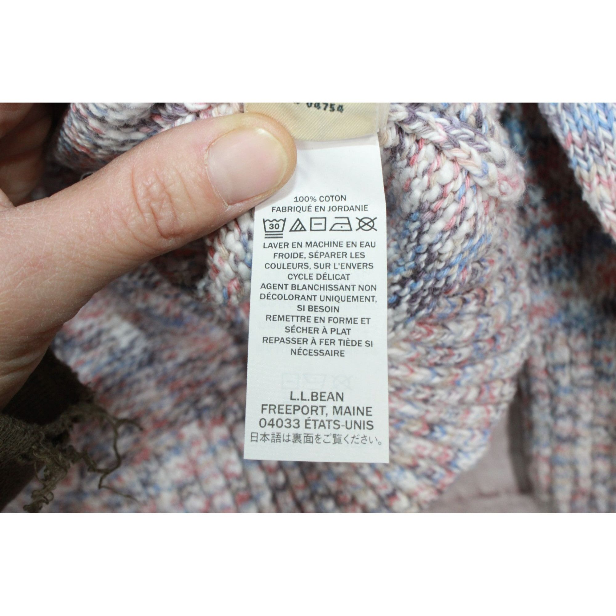 L.L. Bean LL Bean Women's Ragg Sweater Crewneck Space Dye Size XS / US 0-2 / IT 36-38 - 10 Thumbnail