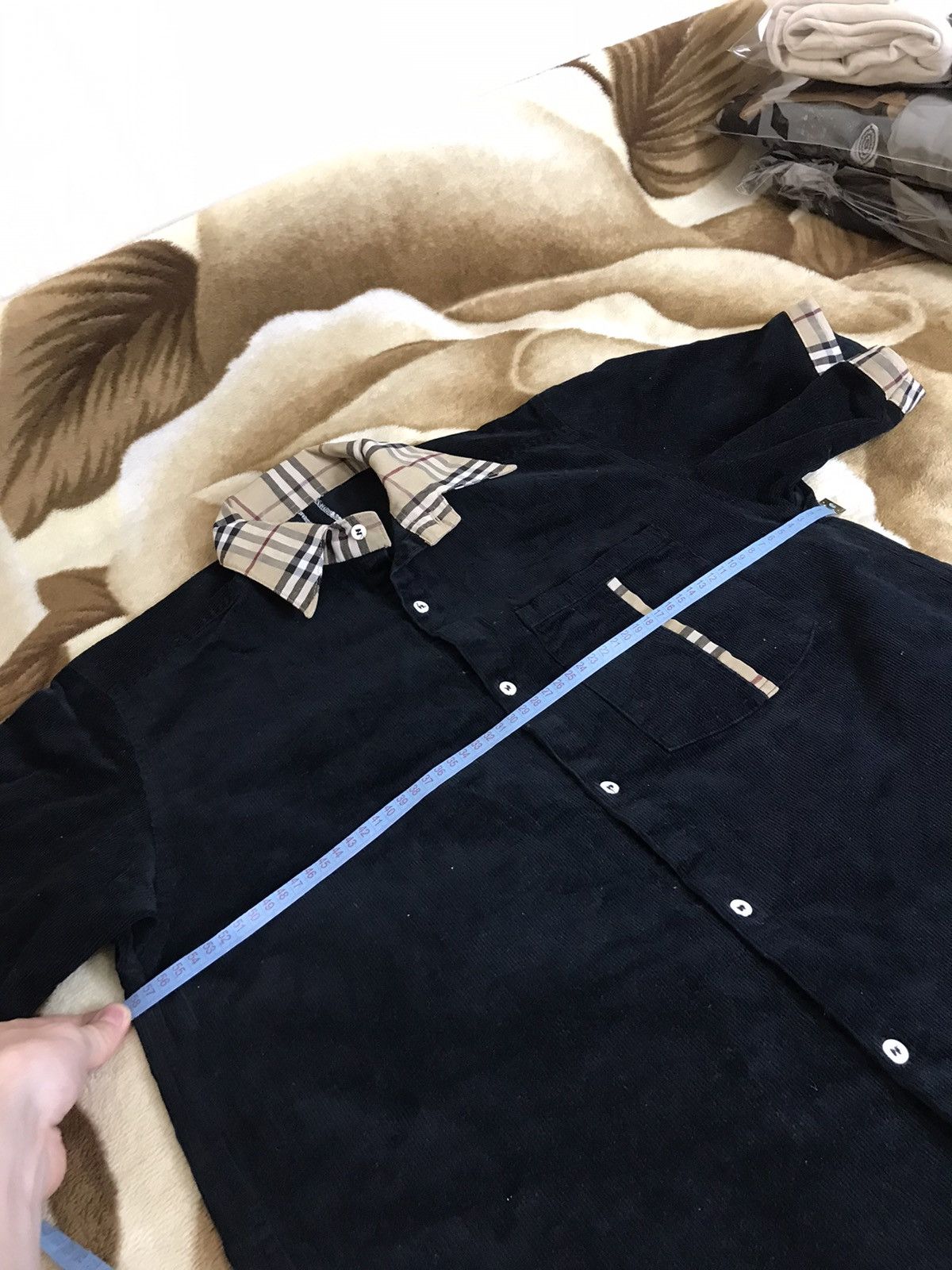 Japanese Brand × Vintage 🔥 Vintage Y2K Burberry Style Nova Check Keef Ralph Shirt Size US L / EU 52-54 / 3 - 9 Thumbnail