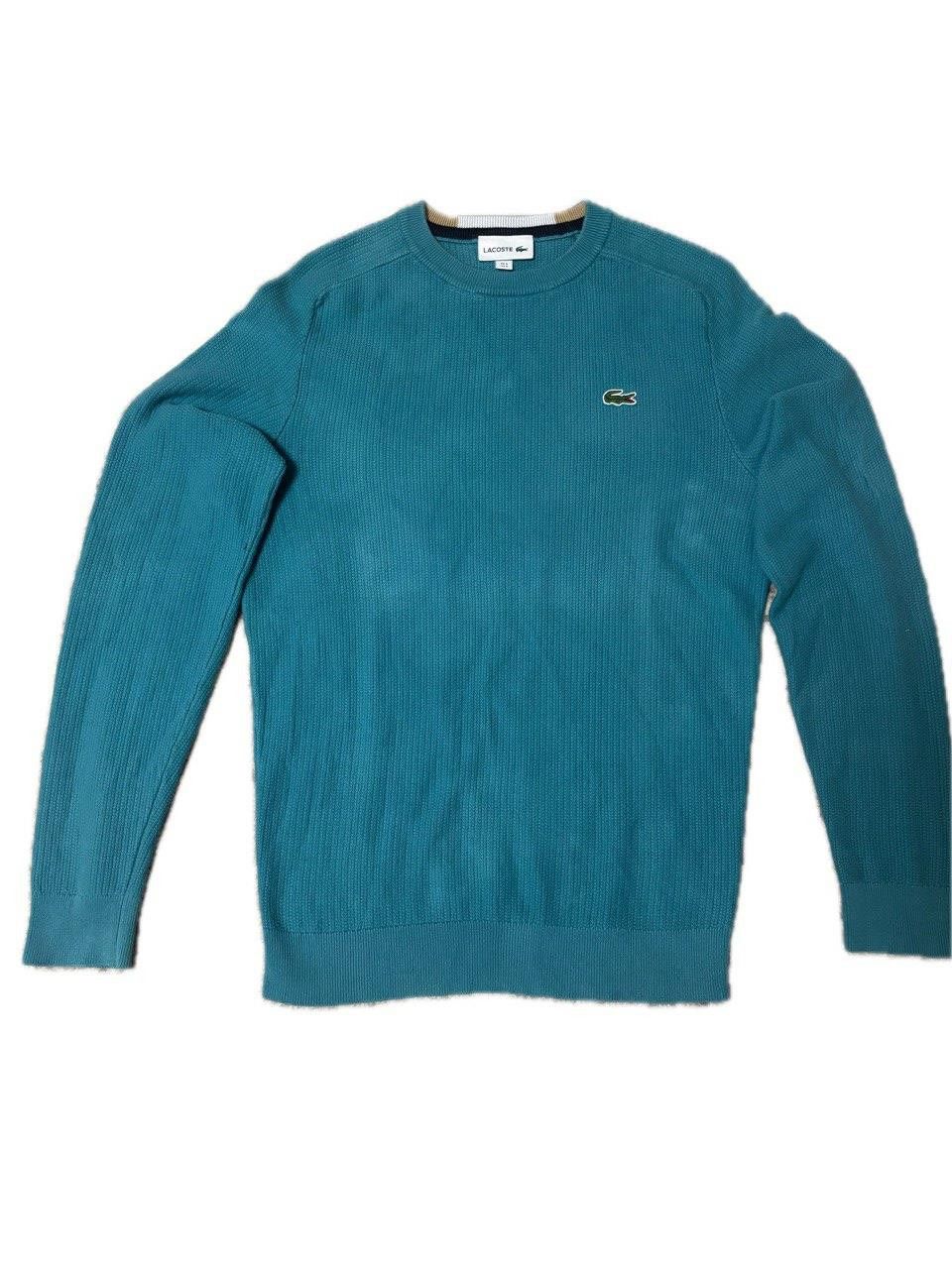 Lacoste Lacoste Knit Crewneck Sweater – Teal Blue Size: FR-3, US-S Size US S / EU 44-46 / 1 - 15 Thumbnail