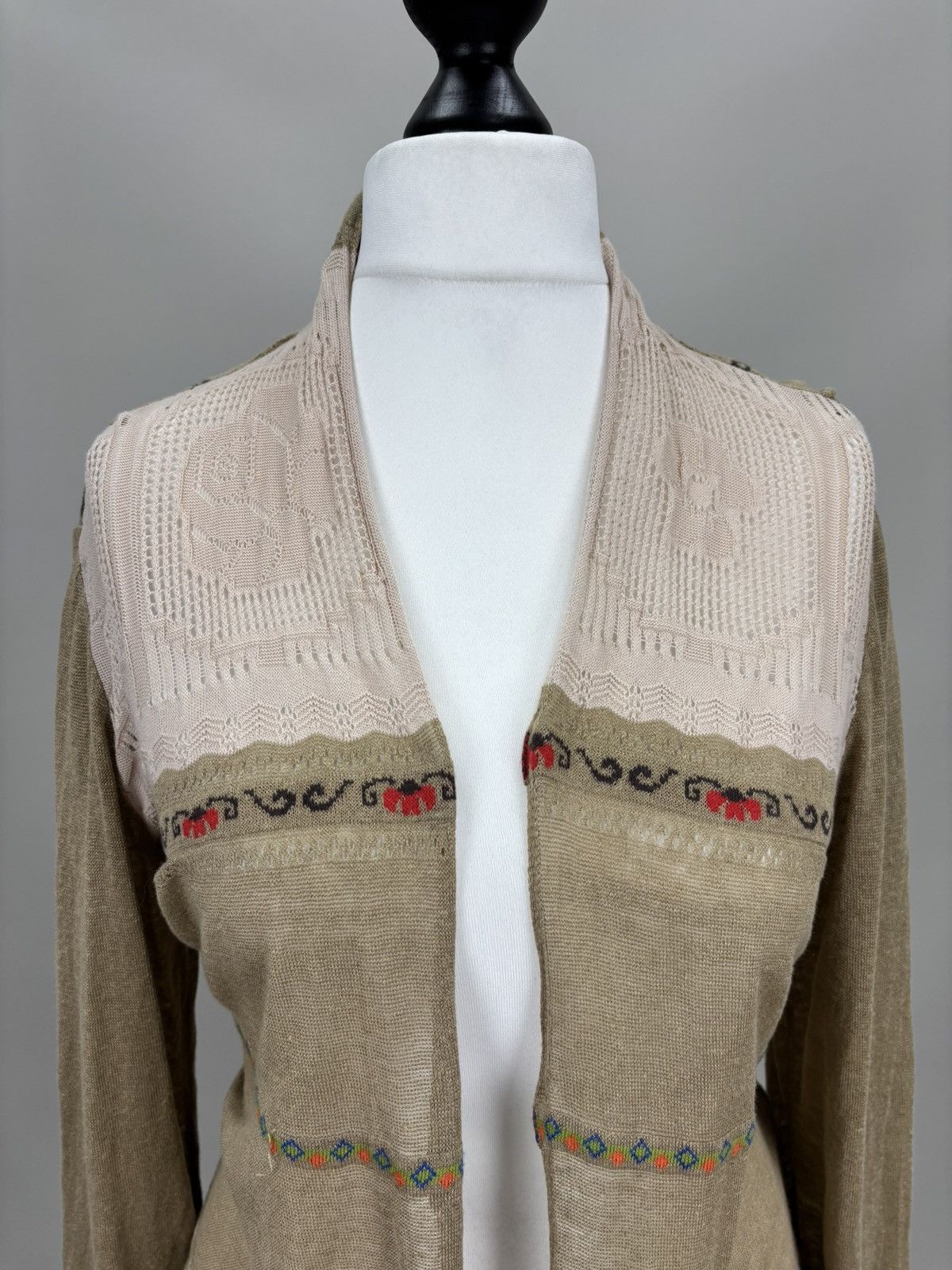 Other Womens cape cardigan IVKO Size 40 Color Brown Size M / US 6-8 / IT 42-44 - 3 Thumbnail