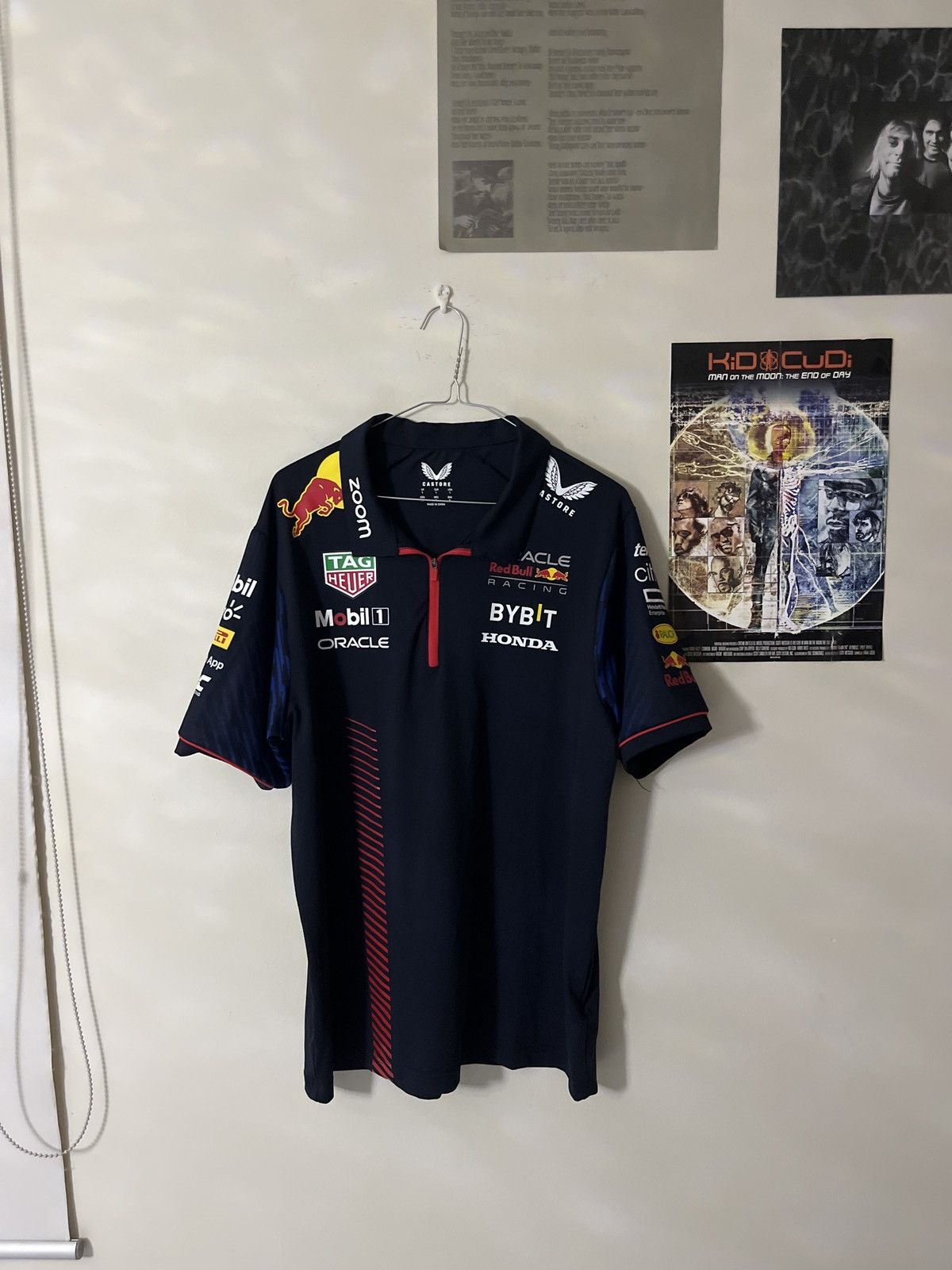 Vintage F1 Polo zip Size US L / EU 52-54 / 3 - 1 Thumbnail