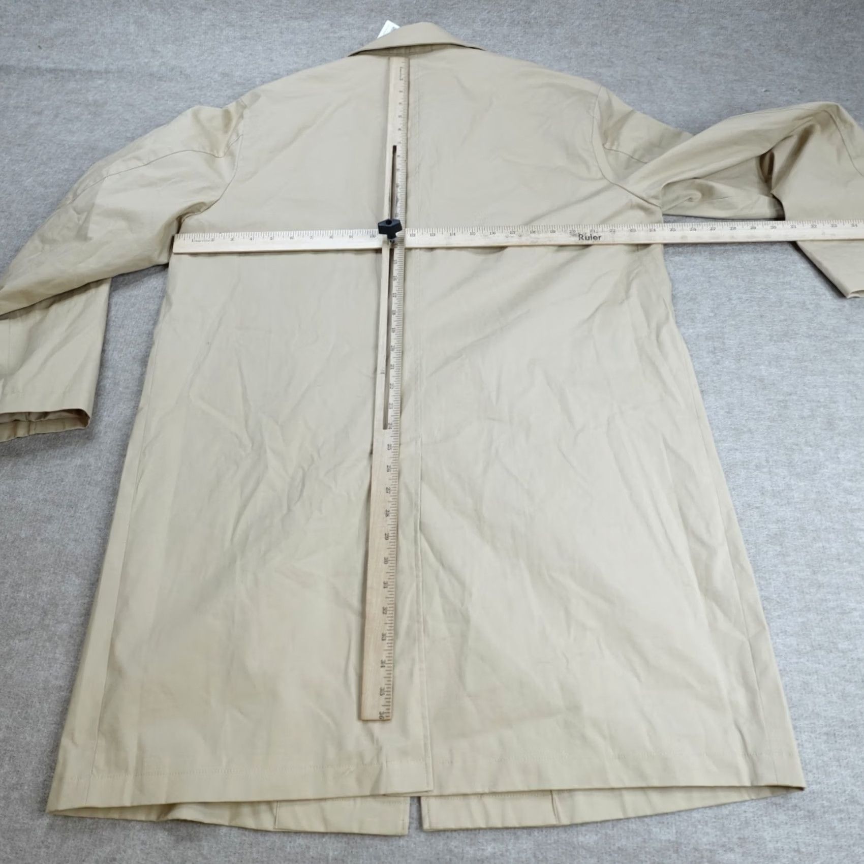Quince Quince Jacket XL Beige Comfort Stretch Trench Coat Mens Regular Coat Size US XL / EU 56 / 4 - 6 Thumbnail