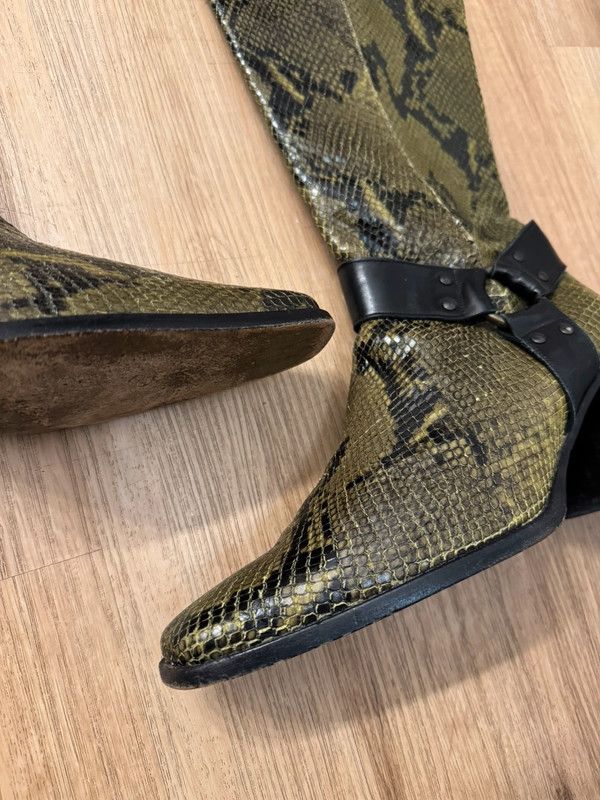 Other Enrico Antinori exotic python leather size 40,5 boots cowboy Size US 10.5 / IT 40.5 - 3 Thumbnail