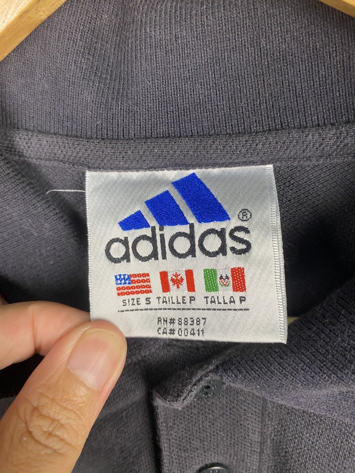 Adidas Vintage Adidas Essential Polo Tee Size US L / EU 52-54 / 3 - 3 Thumbnail