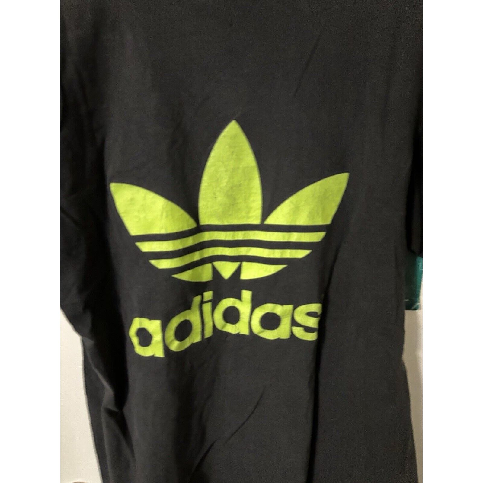 Adidas vintage black adidas trefoil made in usa size M shirt green Size US M / EU 48-50 / 2 - 5 Thumbnail