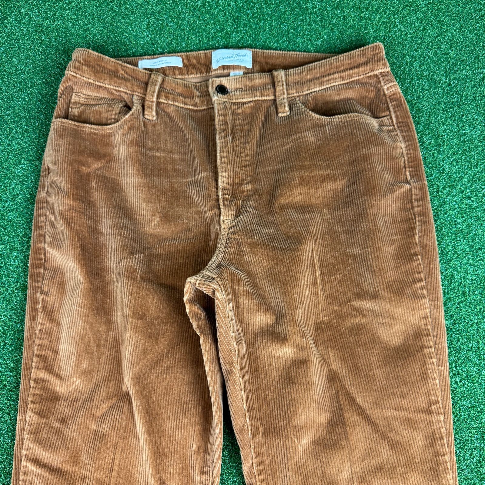Other Universal Thread Brown Corduroy Bootcut Pants Womens 12/31R Size 34" / US 12 / IT 48 - 3 Thumbnail
