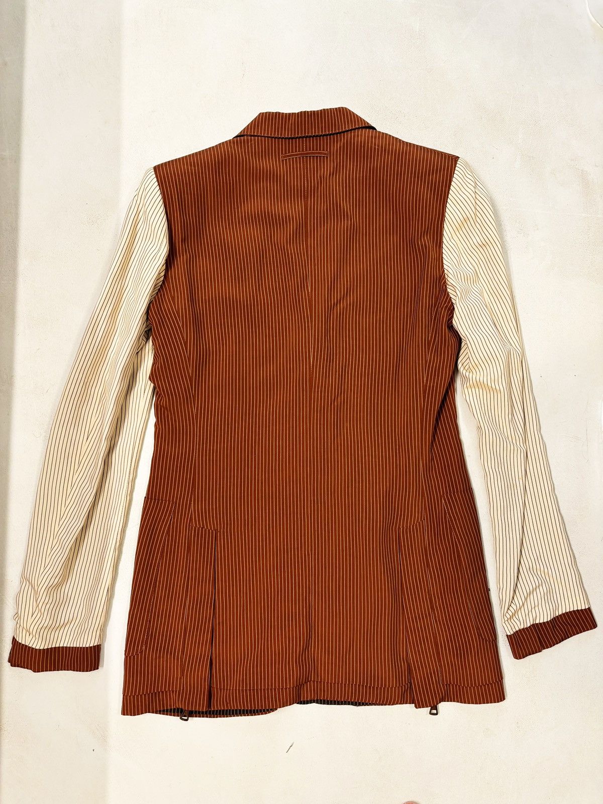 Jean Paul Gaultier Jean Paul Gaultier Archive Patchwork Pinstripe Blazer 2000s Size S / US 4 / IT 40 - 6 Thumbnail