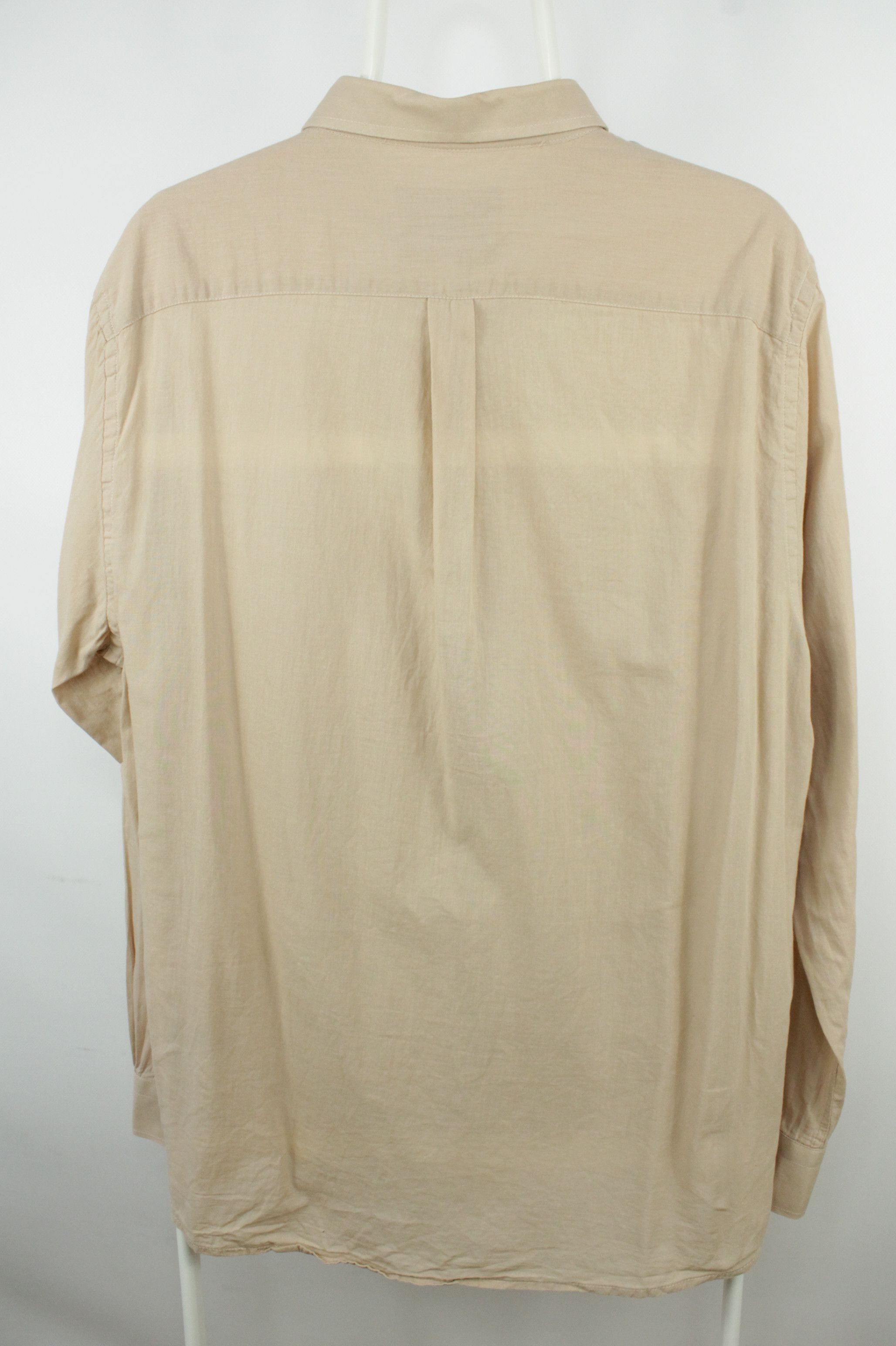 Lacoste Lacoste Slim Fit Ultralight Beige Cotton Casual Shirt Men's Size US XXL / EU 58 / 5 - 6 Thumbnail