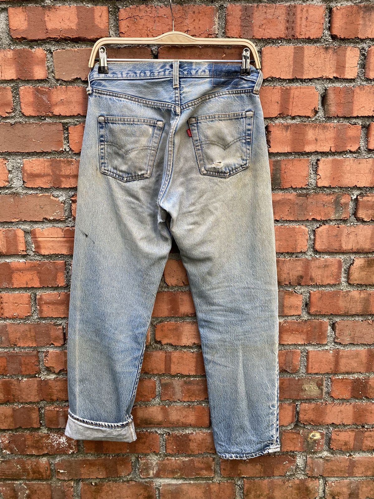 Levi's × Levi's Vintage Clothing × Vintage size 30x29 vintage levi's redline 80s distressed made in USA Size US 30 / EU 46 - 2 Thumbnail