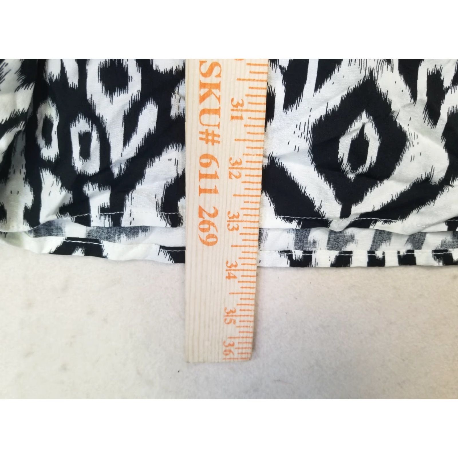 Vintage Cupshe One Piece Black White Swimdress Women's L NWT Size Large swimsuit dress Size L / US 10 / IT 46 - 4 Thumbnail