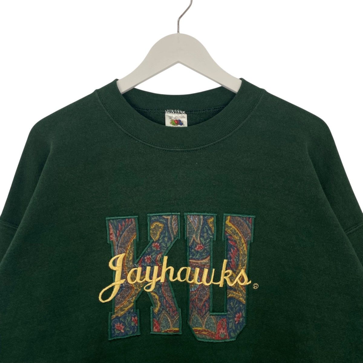 Other Vintage 90s Kansas University Jayhawks Sweatshirt Size XL Size US XL / EU 56 / 4 - 4 Thumbnail