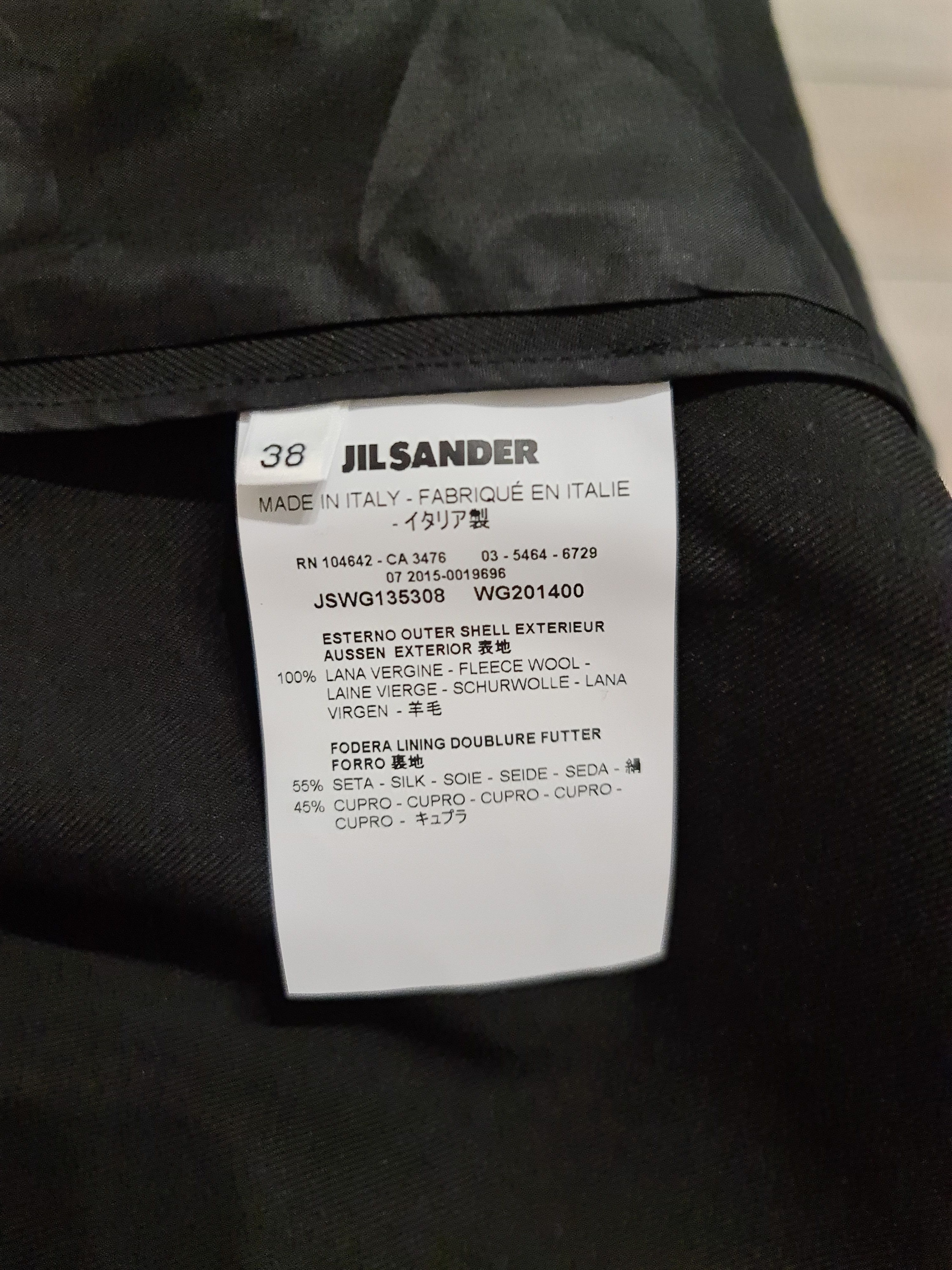 Jil Sander Vintage Jil Sander Wool Silk Linen Blazer Jacket Size S / US 4 / IT 40 - 5 Thumbnail