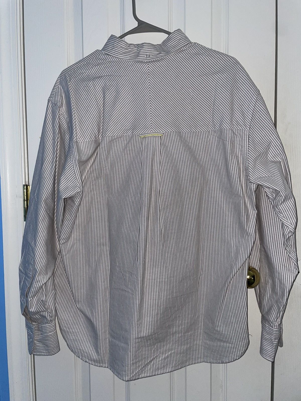Designer × Other Earls Collection Brown Striped Oxford Shirt – Size XS Size US XS / EU 42 / 0 - 4 Thumbnail