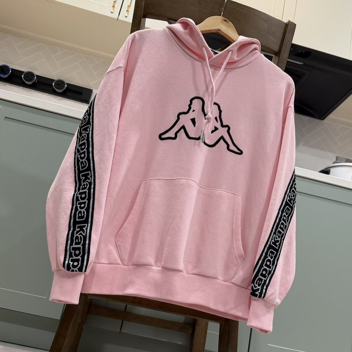 Kappa Kappa Embroidery Big Logo Hoodie Sweatshirt Size M / US 6-8 / IT 42-44 - 4 Thumbnail