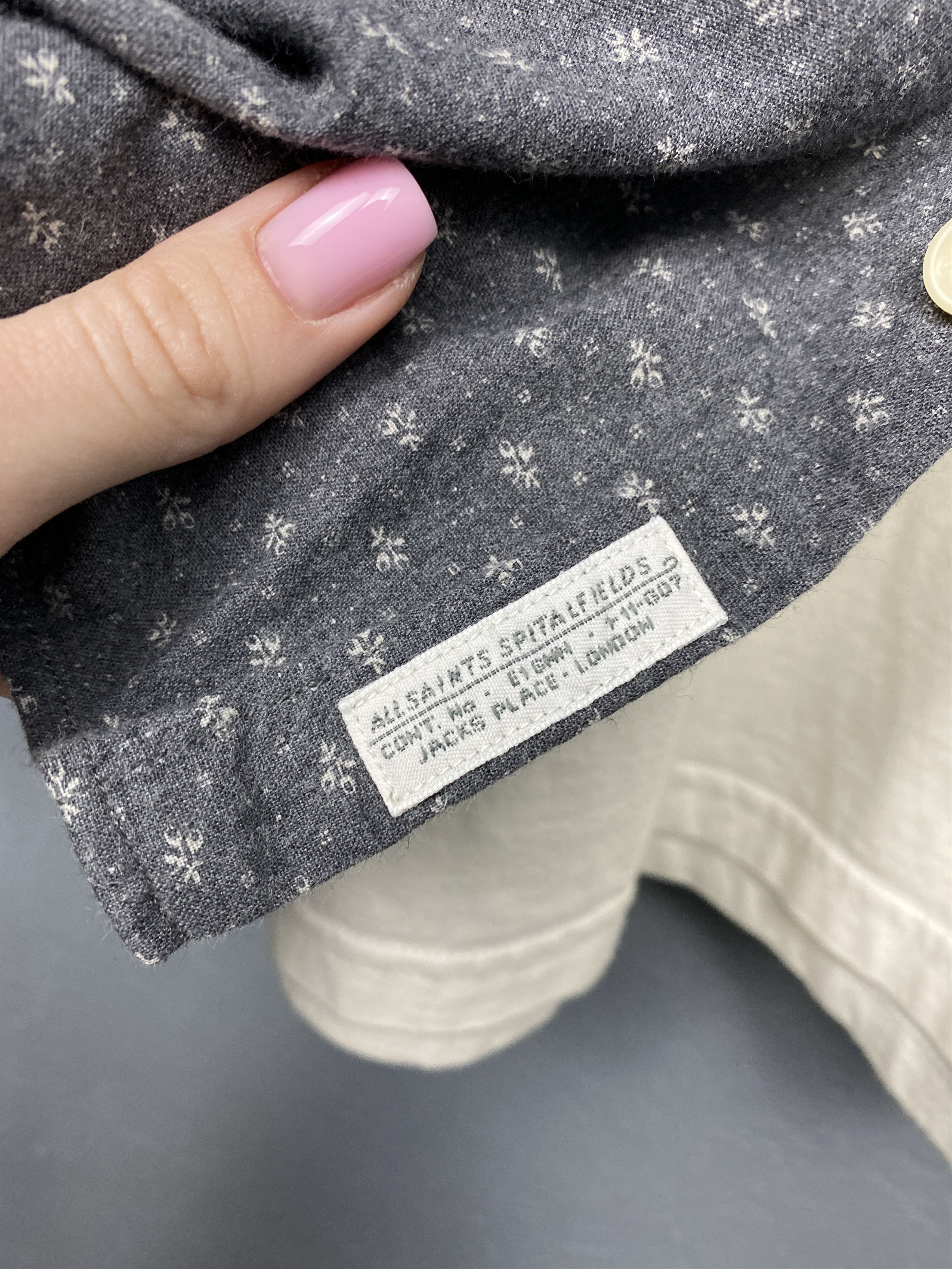 Allsaints × Vintage Allsaints Mens Sapporo Long Sleeve Shirt Size US M / EU 48-50 / 2 - 3 Thumbnail