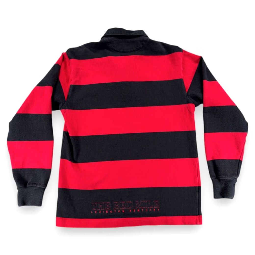 Vintage VINTAGE Red Mile Rugby Polo Shirt Sport-Tek Shirt Adult SMALL Red Black Striped Category: Polo--) Size US S / EU 44-46 / 1 - 3 Thumbnail