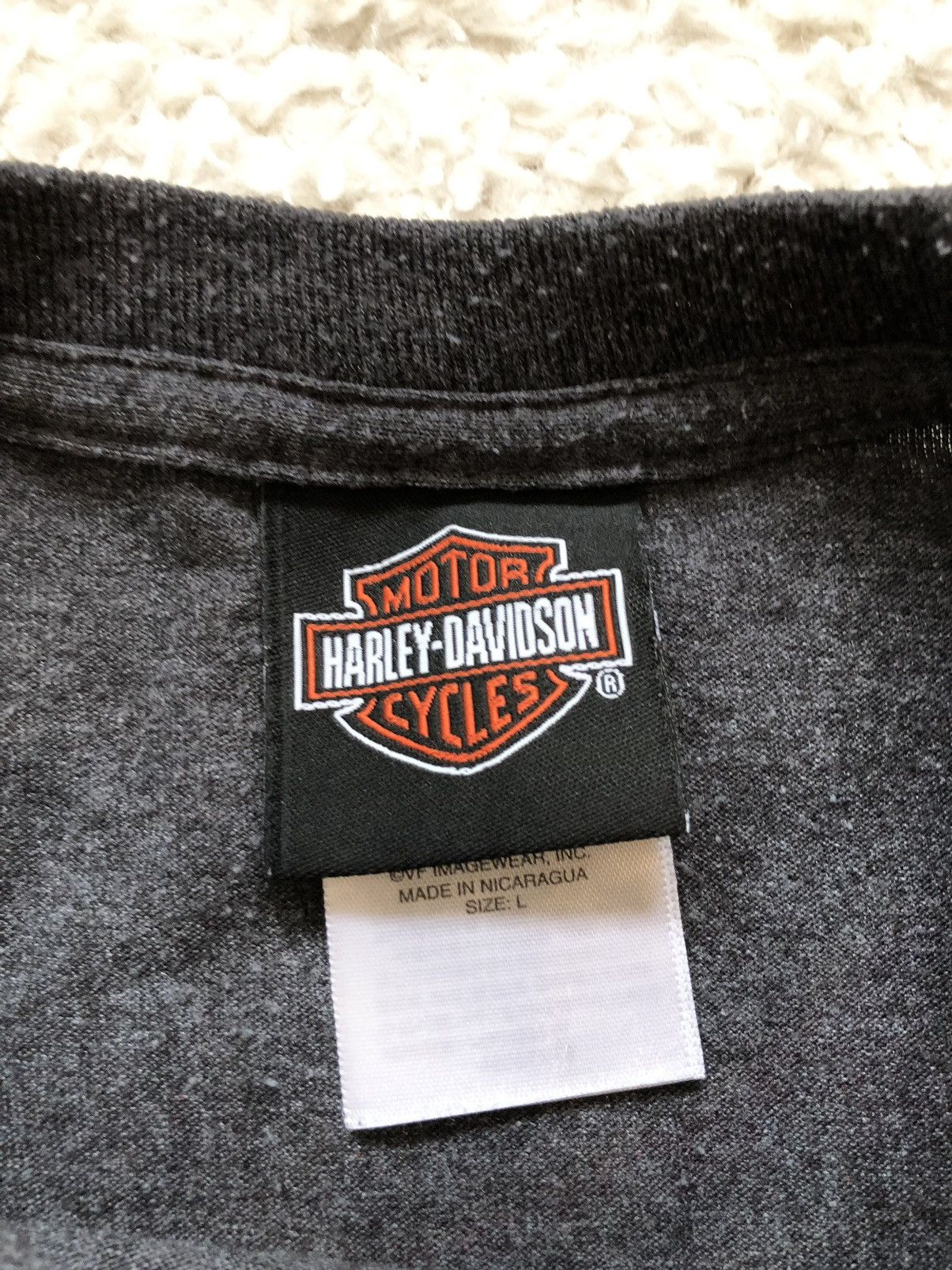 Harley Davidson × Vintage Tshirt Harley Davidson United Kingdom Size US L / EU 52-54 / 3 - 4 Thumbnail
