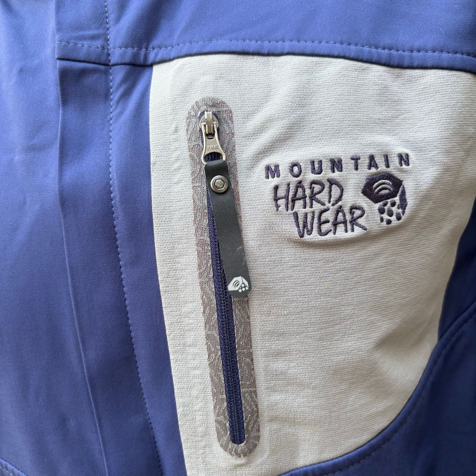 Mountain Hardwear Mountain Hardwear Jacket Sz L Blue Conduit Soft Shell Zip Size US L / EU 52-54 / 3 - 8 Thumbnail