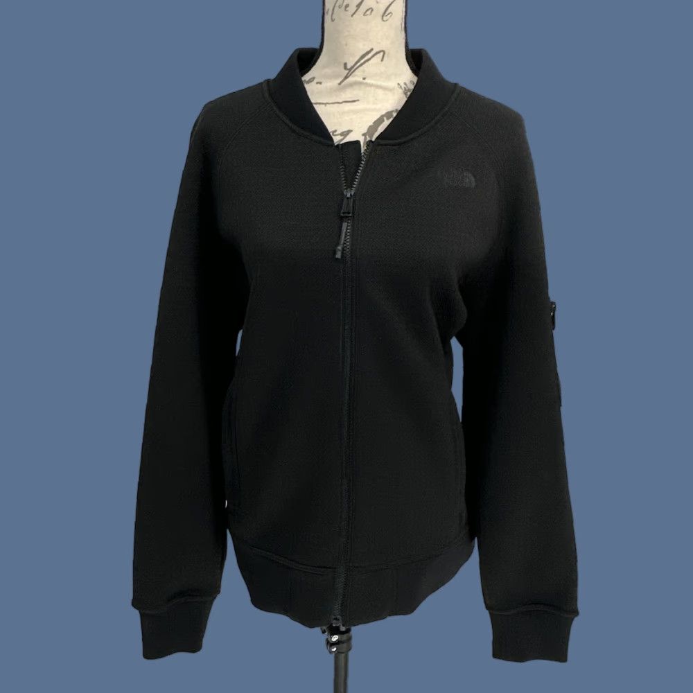 The North Face The North Face Jacket XL Black Fleece Bomber Full Zip Sleeve Pocket Womens Size XL / US 12-14 / IT 48-50 - 1 Thumbnail