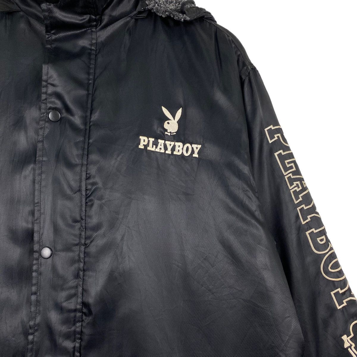 Japanese Brand × Playboy Vintage Playboy Coach Jacket Hoodie Size XL Size US L / EU 52-54 / 3 - 6 Thumbnail