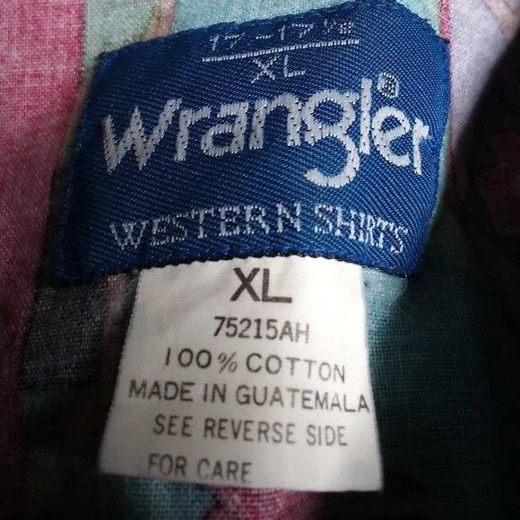 Wrangler Vintage Wrangler Aztec Feathers Brushpopper Western Shirt Size US XL / EU 56 / 4 - 4 Thumbnail